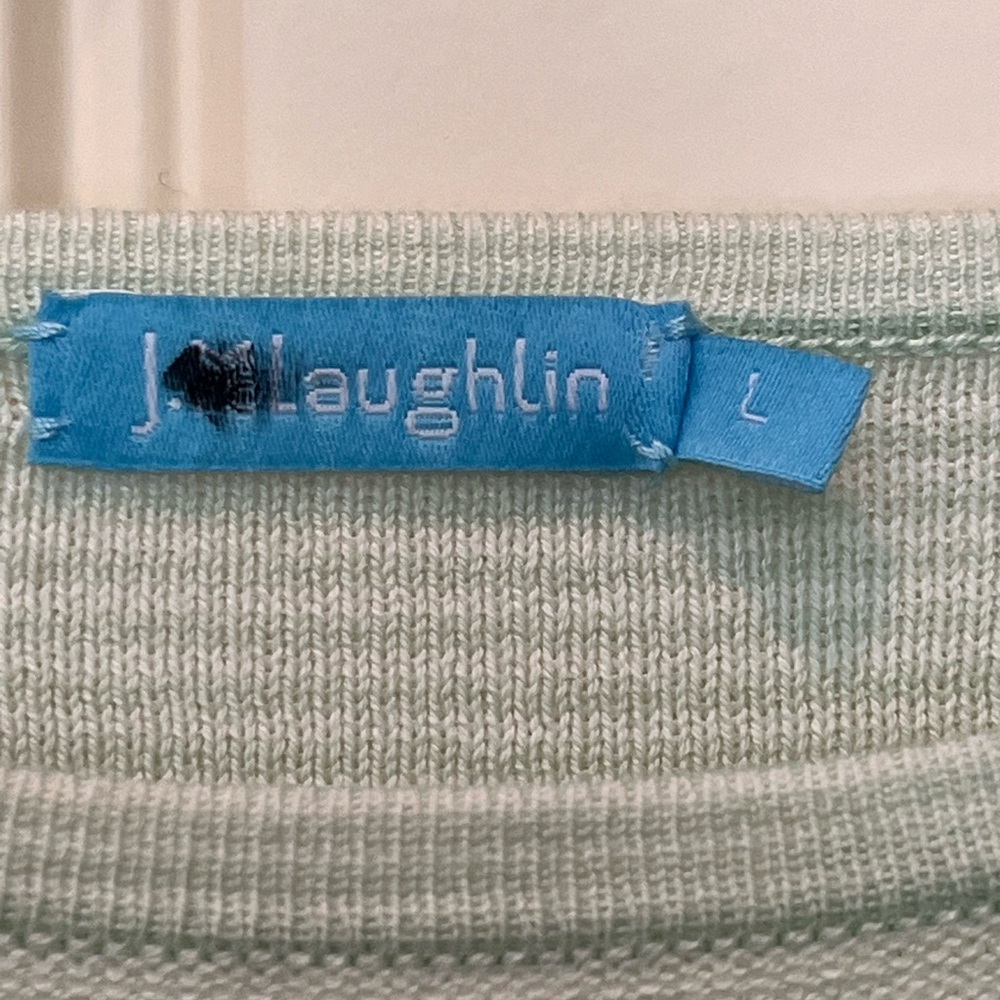 J.McLaughlin Mint Green Sweater Ladies Sz Large - Picture 4 of 7